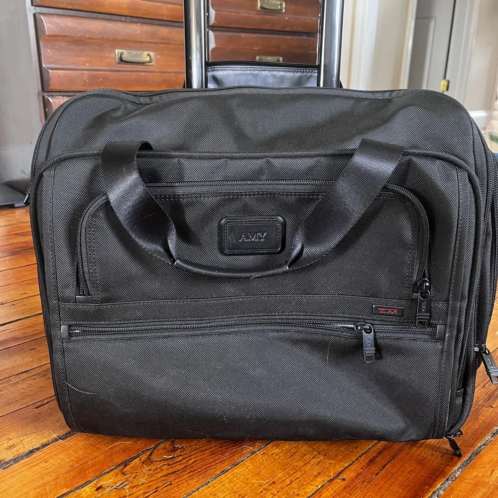 Tumi Black Rolling Carry-On Brief - Black